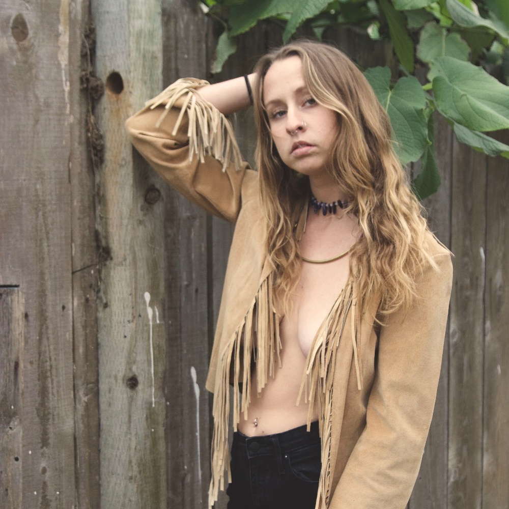 Genuine Fringe Leather Jacket